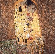 Gustav Klimt The Kiss painting